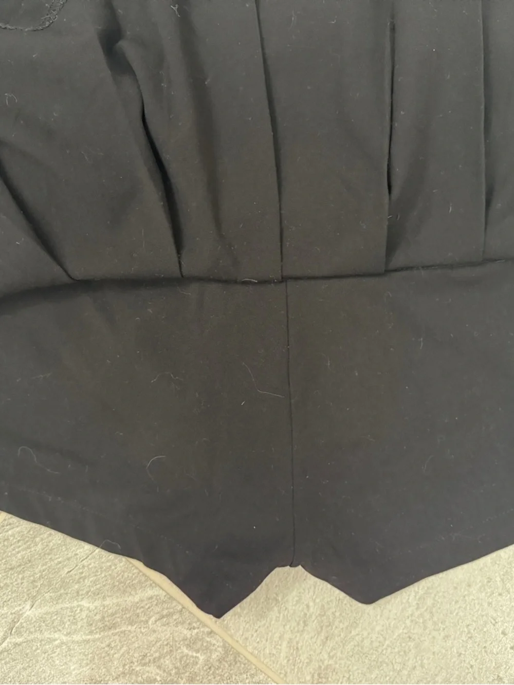 Love Tree Black Pleated Mini Skirt with Double Buckle Detail; Sz S punk preppy - Picture 5 of 7